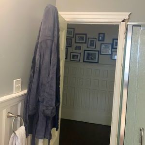 Pottery barn teen luxury faux fur robe